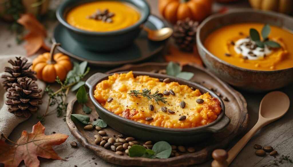 Découvrez notre sélection des meilleures recettes à la courge Butternut ! Gratin crémeux, soupes réconfortantes et purées veloutées, testez ces plats savoureux qui réchaufferont vos soirées d'hiver. Parfait pour régaler toute la famille!
