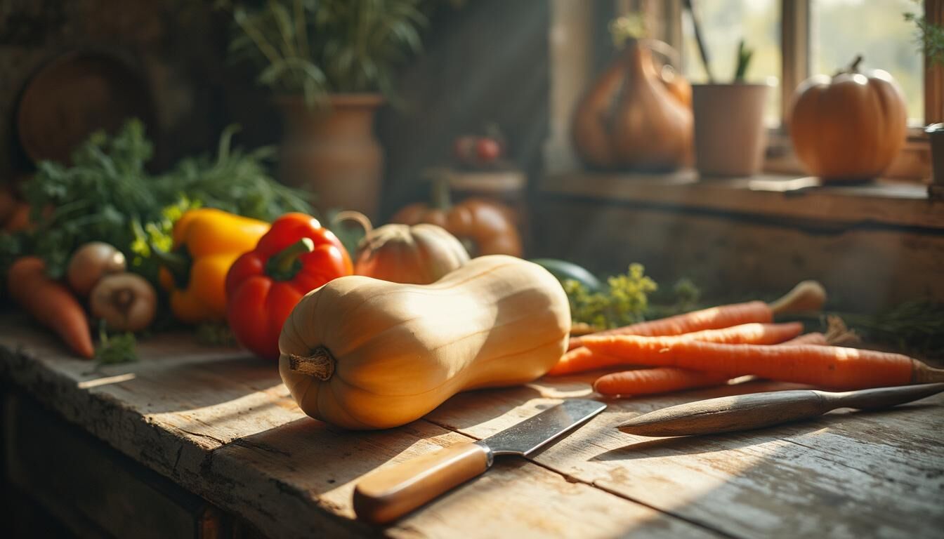Découvrez notre sélection de délicieuses recettes à base de courge Butternut : des gratins réconfortants, des soupes onctueuses et des purées savoureuses à tester pour régaler vos papilles. Idéal pour les repas d'automne !