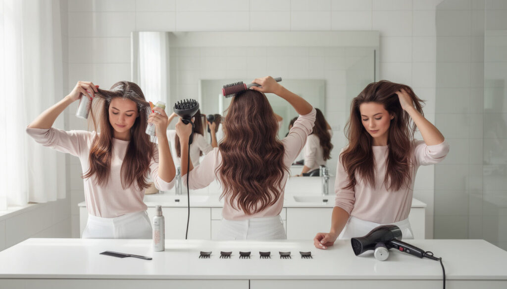 Découvrez comment donner du volume à vos cheveux en 10 étapes faciles et rapides. Apprenez des astuces simples pour des cheveux plus volumineux et éclatants au quotidien.